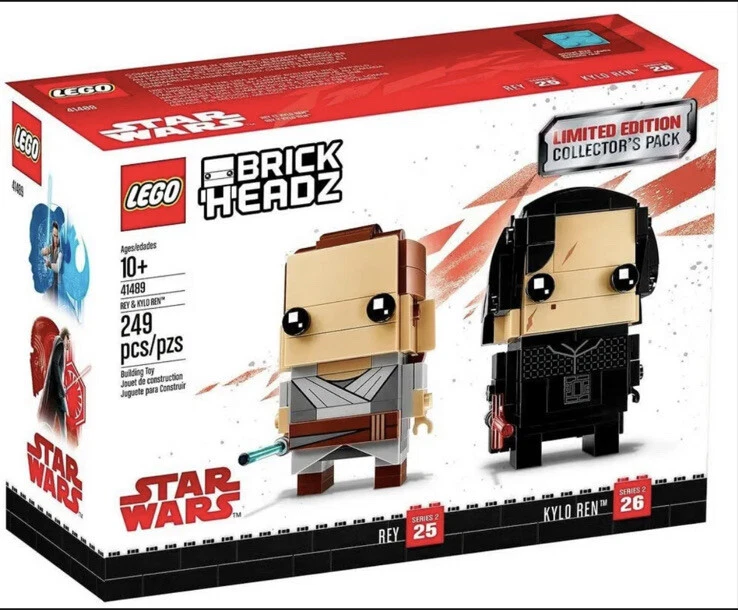 LEGO Star Wars Target Exclusive 41489 BrickHeadz Rey Kylo Ren The Last Jedi