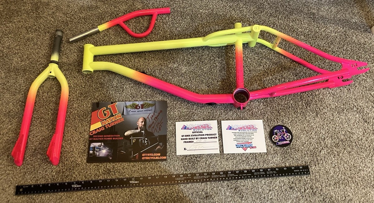 2025 GT Evolution CUSTOM OLD SCHOOL BMX BIKE Rare Freestyle Parts