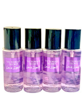 Victoria's Secret LOVE SPELL Mini Fragrance Mist Travel Size Spray 4PC Set New