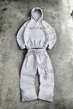 Mens Grey Jumpsuit Suit Size S