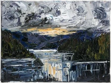 Daniel Nichols - Contemporary Oil, Derwentwater, Lake District