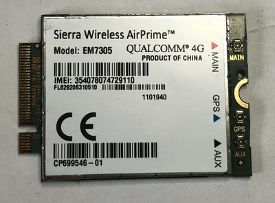 FUJITSU LIFEBOOK E754 4G LTE Qualcomm Modem  EM7305