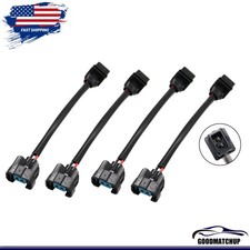 4pcs Fuel Injector Conversion Jumper Harness Obd1 To Obd2 For Adapter Clip Plug 4pcs Fuel Injector Conversion Jumper Harness Obd1 To Obd2 For Adapter Clip Plug