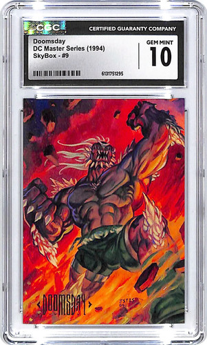 Doomsday #9 1994 SkyBox DC Master Series card