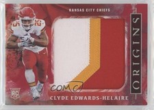 2020 Panini Origins Rookie Jumbo Jerseys Red 50/75 Clyde Edwards-Helaire uk2