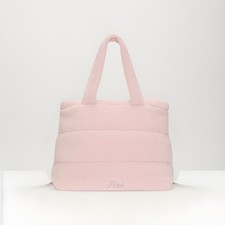 NWT PINK Victoria  s Secret Cozy Pink Cozy Teddy Plush Tote Bag
