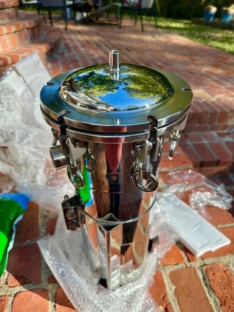 150 Psi Bag Filter Housing Sock Filter 304 Stainless Steel In/Out #4 Bag w/ Mesh - Image 3 of 4