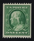 CKStamps: US Stamps Collection Scott#348 1c Franklin Mint NH OG 21mm