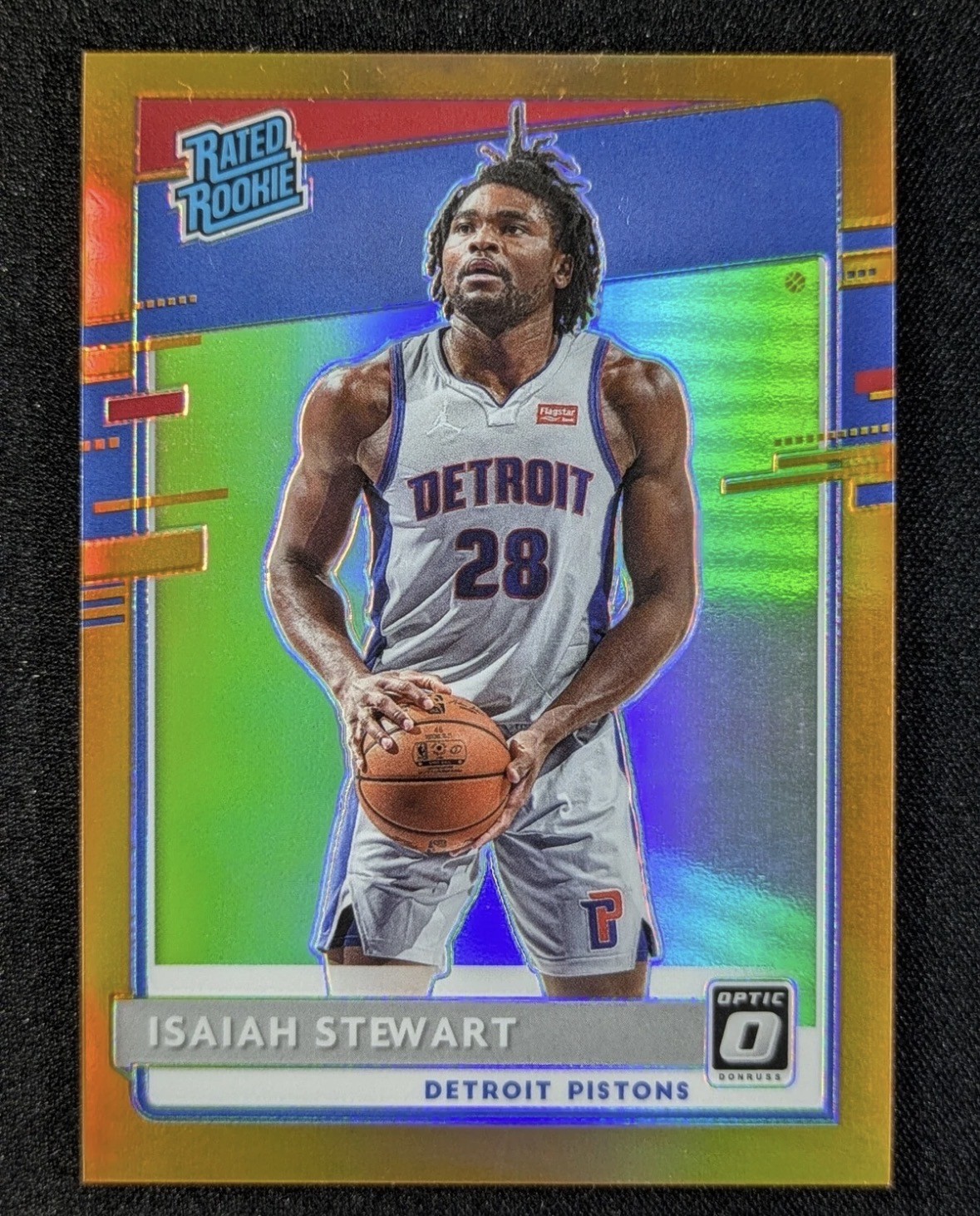 2020-21 Donruss Optic #166 Isaiah Stewart Orange #/199