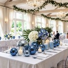 12" Blue Disco Ball Glass Tiles for Wedding Dance Floor DJ Stage Club Event — photo 5