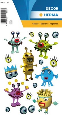 Herma DECOR Sticker Monster WG