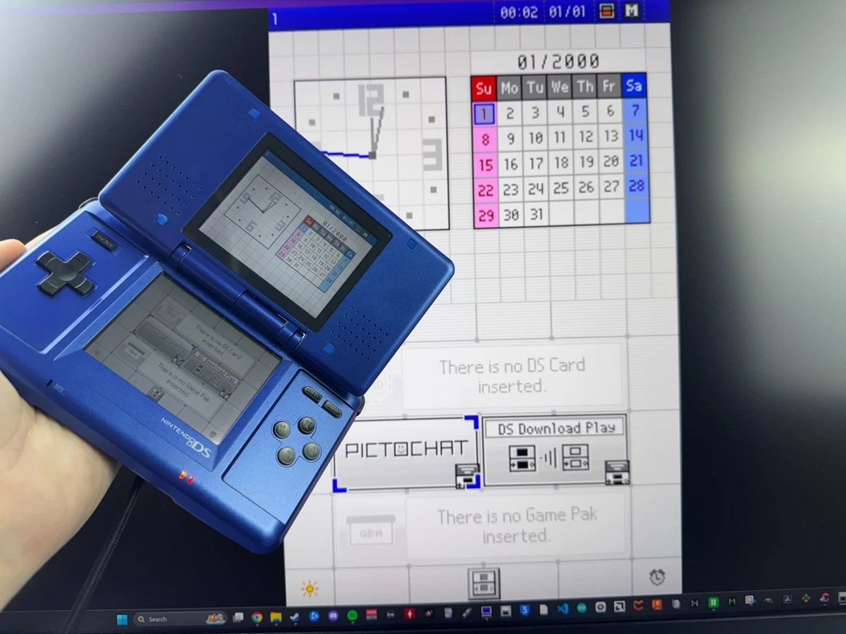 任天堂DS 蓝色视频游戏机| eBay