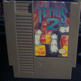 Tetris 2 CIB W/ Manual + Dust Cover - NES