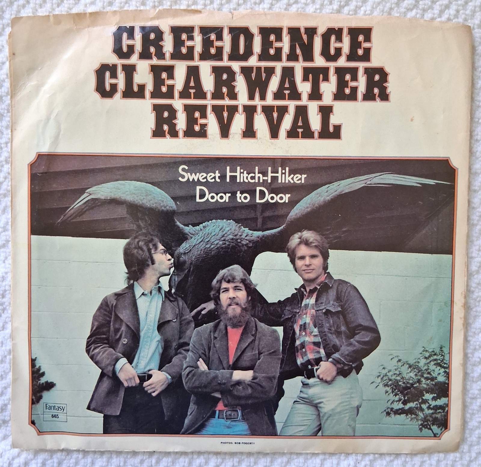 Creedence Clearwater Revival, Sweet Hitch-Hiker/Door T, 45rpm, 1971, Fantasy 665