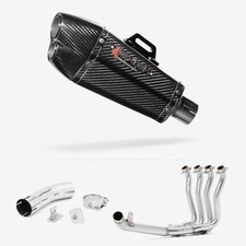 Lextek Carbon Fibre XP13C Exhaust System 210mm Suzuki GSX-S 1000 / F 2015 - 2020