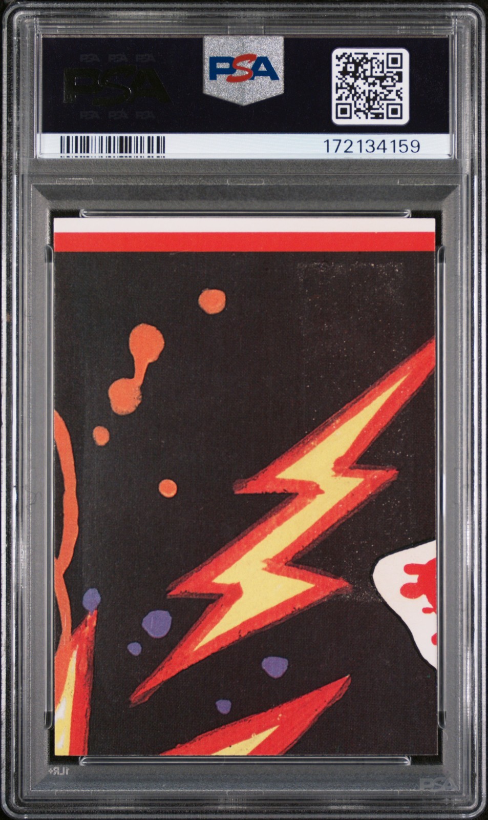 1985 GARBAGE PAIL KIDS STICKERS #56A HAIRY CARRIE PSA 8 view 2