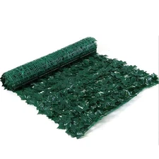 118"x20" Artificial Privacy Fence Wall Screen Faux Ivy Leaf Outdoor Garden Decor