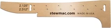 StewMac Acoustic Guitar Bridge Shaping Template
