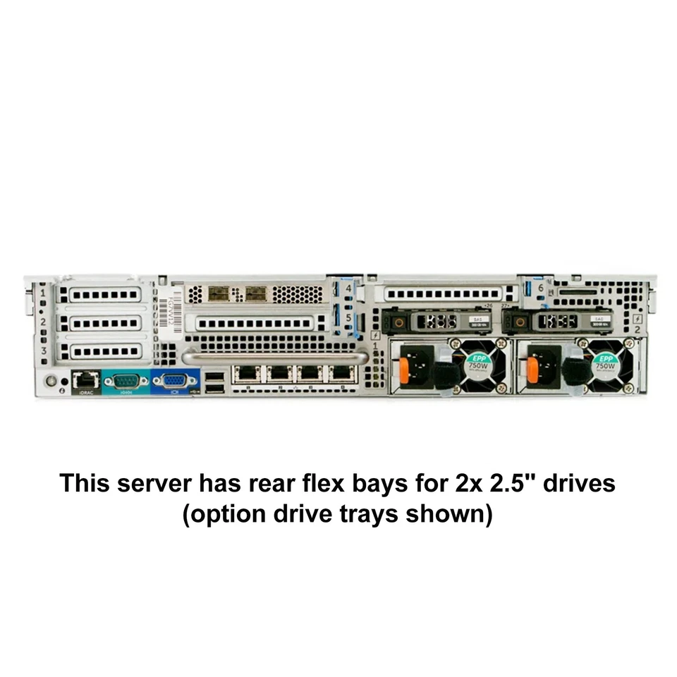 Dell PowerEdge R730XD Server 2x E5-2690 V4 = 28 Cores H730 128GB RAM 2x 2TB SAS - Image 4 of 4