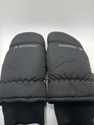 Vintage Gore-Tex Thinsulate Leather Palm Mittens Men s Large Made Korea Black