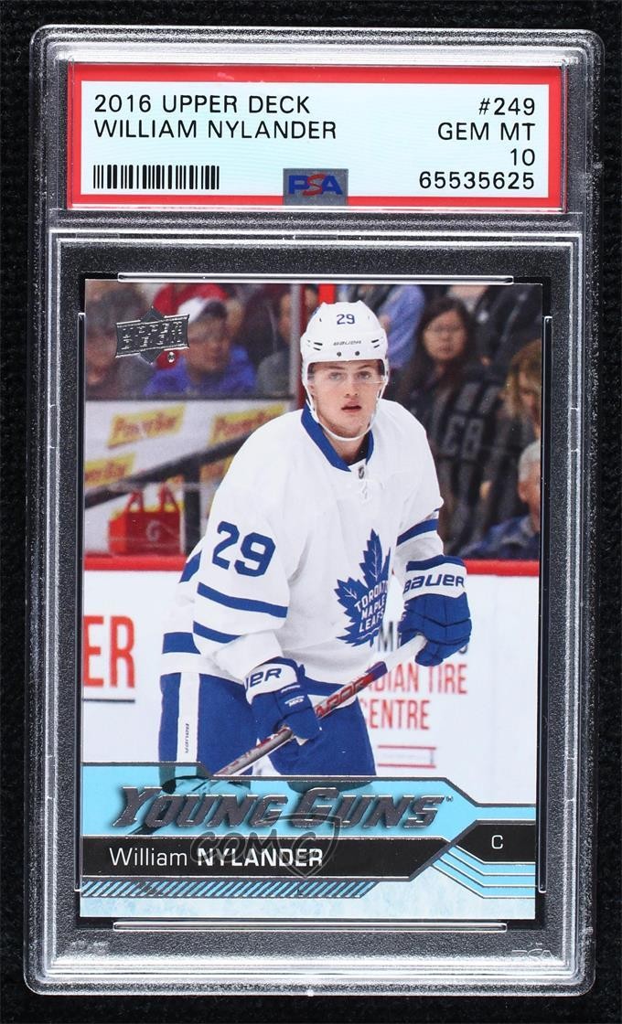 2016-17 Upper Deck Young Guns William Nylander #249 PSA 10 GEM MT t4m