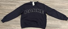 Parke Target Mockneck Pullover Sweatshirt Navy Blue Size XXS/XS IN HAND