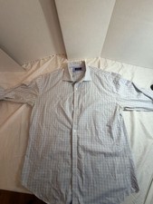 Esquire Men's Slim Fit Non-Iron Dress Shirt Size 17 32/33