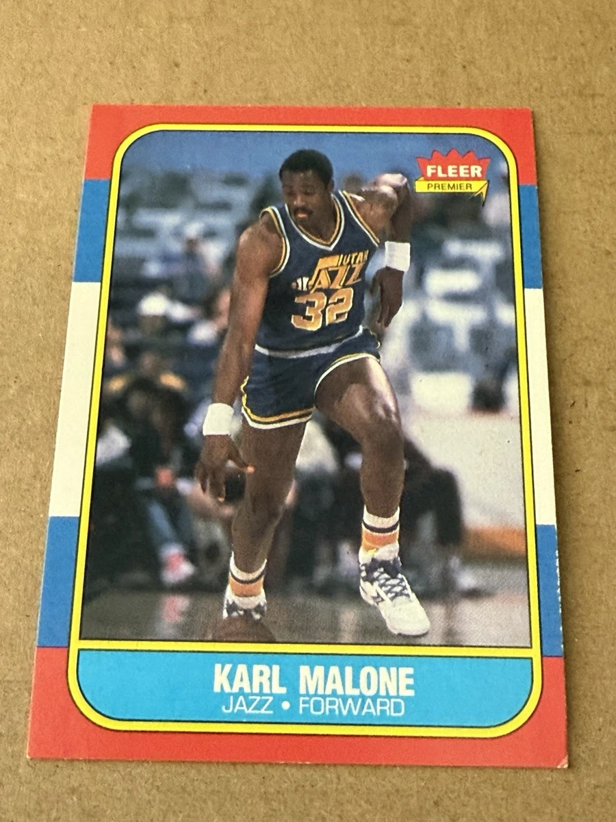 Fleer Karl Malone Basketball 1986-87 Season Sports Trading Cards