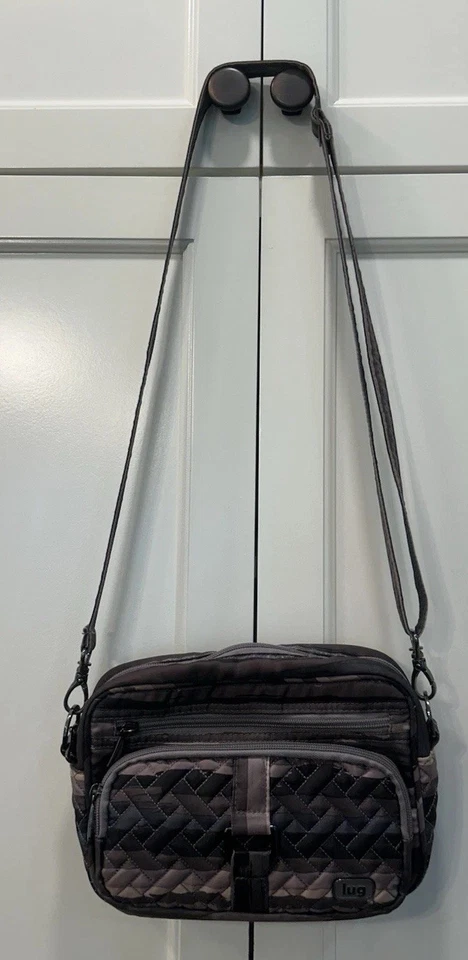 Bolso Bandolera Bolso sin asas Lug Carousel Clásico Convertible Marrón Camuflaje Riñonera Foto 3 de 4