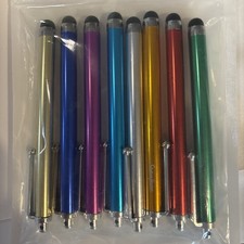 8 Pack Touch Screen Stylus Pens For iPad iPhone Android PC Multicolored