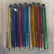8 Pack Touch Screen Stylus Pens For iPad iPhone Android PC Multicolored