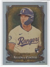 #253 Justin Foscue 2024 Topps Allen & Ginter Hot Box Silver * RC Texas Rangers
