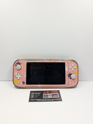 Nintendo Switch Lite Turquoise Console Pink Sailor Moon Skin Charger