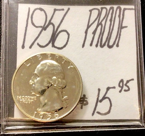 1956 Washington Silver Quarter Proof! ENN Coins