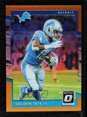 2017 Donruss Optic Orange Prizm 199/199 Golden Tate III #55 a8x