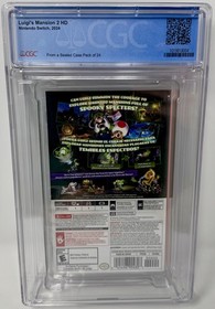 CGC Graded Luigi's Mansion 2 HD NEW Nintendo Switch (1019818004, 9.9 A++)