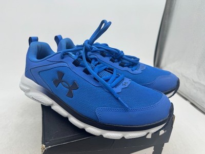 Under Armour Charged Assert 9 Men's Blue Lace Up Athletic Running Shoes - 10