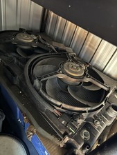 2006-2018 ASTON MARTIN VANTAGE V8 4.3L RADIATOR CONDESNSOR COOLING FAN SET OEM