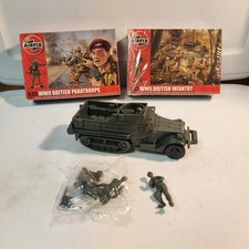 28 1:32 AIRFIX/HORNBY British WW2 Infantry  Paratroopers  CTS WW2 US Halftrack