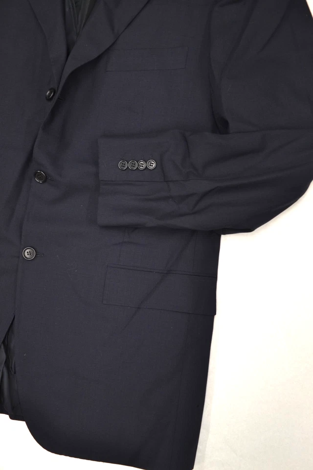 NWOT KITON MENS JACKET 3BTN BLUE WOOL SZ 54EU 44US - Image 2 of 4