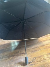 Compact Black Umbrella Travel Folding Lightweight Rain Accessory
