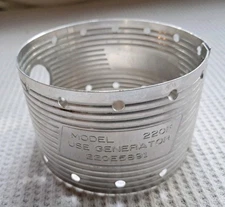 Vintage Coleman Lantern 220F  1950's 60's Collar, Cage Rest - -Parts or Repair