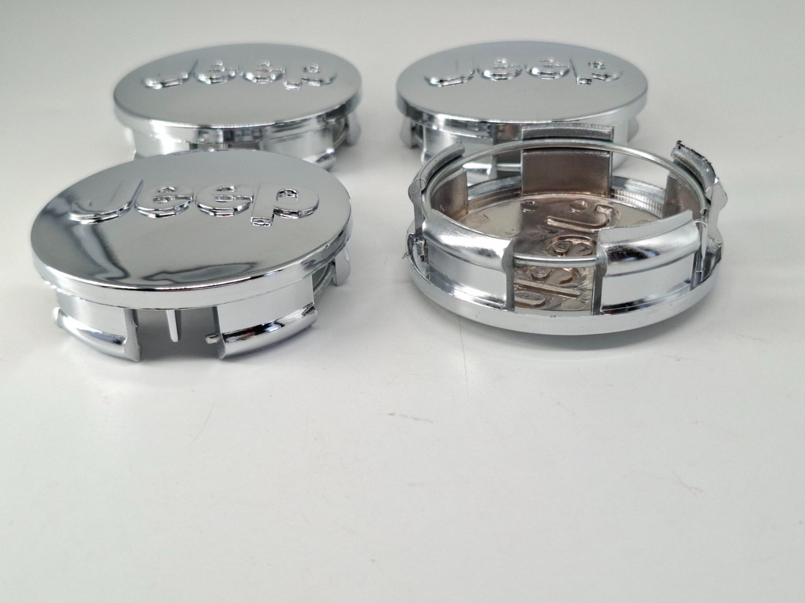 4 TAPPI COPRIMOZZO PER Jeep 63mm esterno BORCHIE CERCHI IN LEGA foto 4