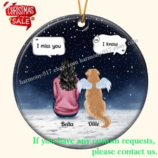 Memorial Pet - Personalized Ceramic Ornament - Christmas, Memorial, Loving Gi...