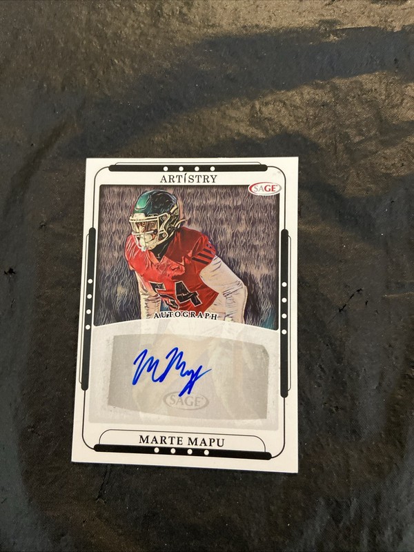 Marte Mapu 2023 Sage Artistry Autograph ART-MM5 Sacramento State