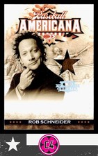 Rob Schneider 2008 Donruss Threads Baseball Americana Materials Relic /250