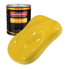 Daytona Yellow 1 Gallon Urethane Basecoat Car Auto Body Paint Daytona Yellow 1 Gallon Urethane Basecoat Car Auto Body Paint