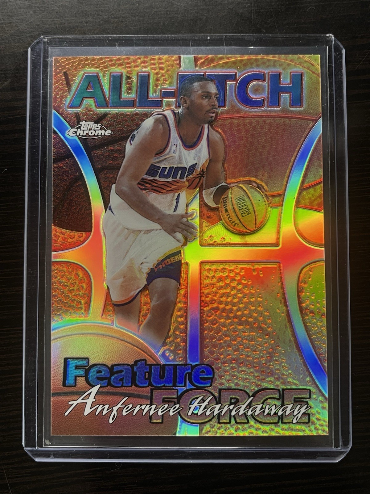 Anfernee Hardaway 1999-00 Topps Chrome All-Etch Refractor #AE6 SP Magic Suns!