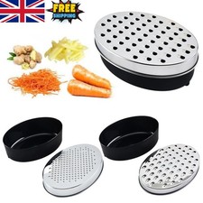 Kitchen Cheese Grater with Container Storing Fruit Cheese Box Stainless Steel