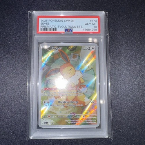 2025 POKEMON SVP EN-SV BLACK STAR PROMO #173 EEVEE PSA 10